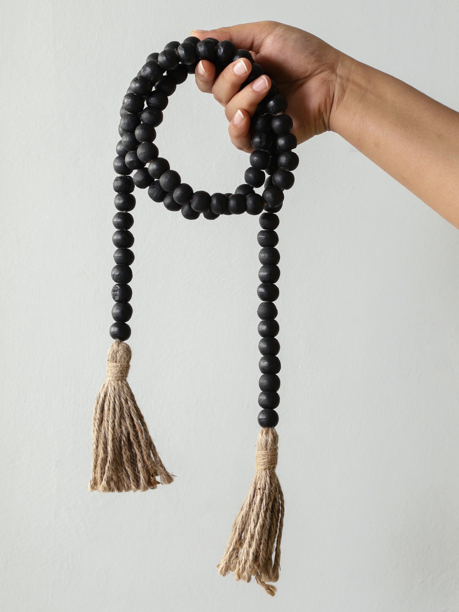 Farmhouse Wooden Bead Garland