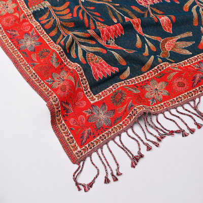 The Scarlet Garden Throw-2