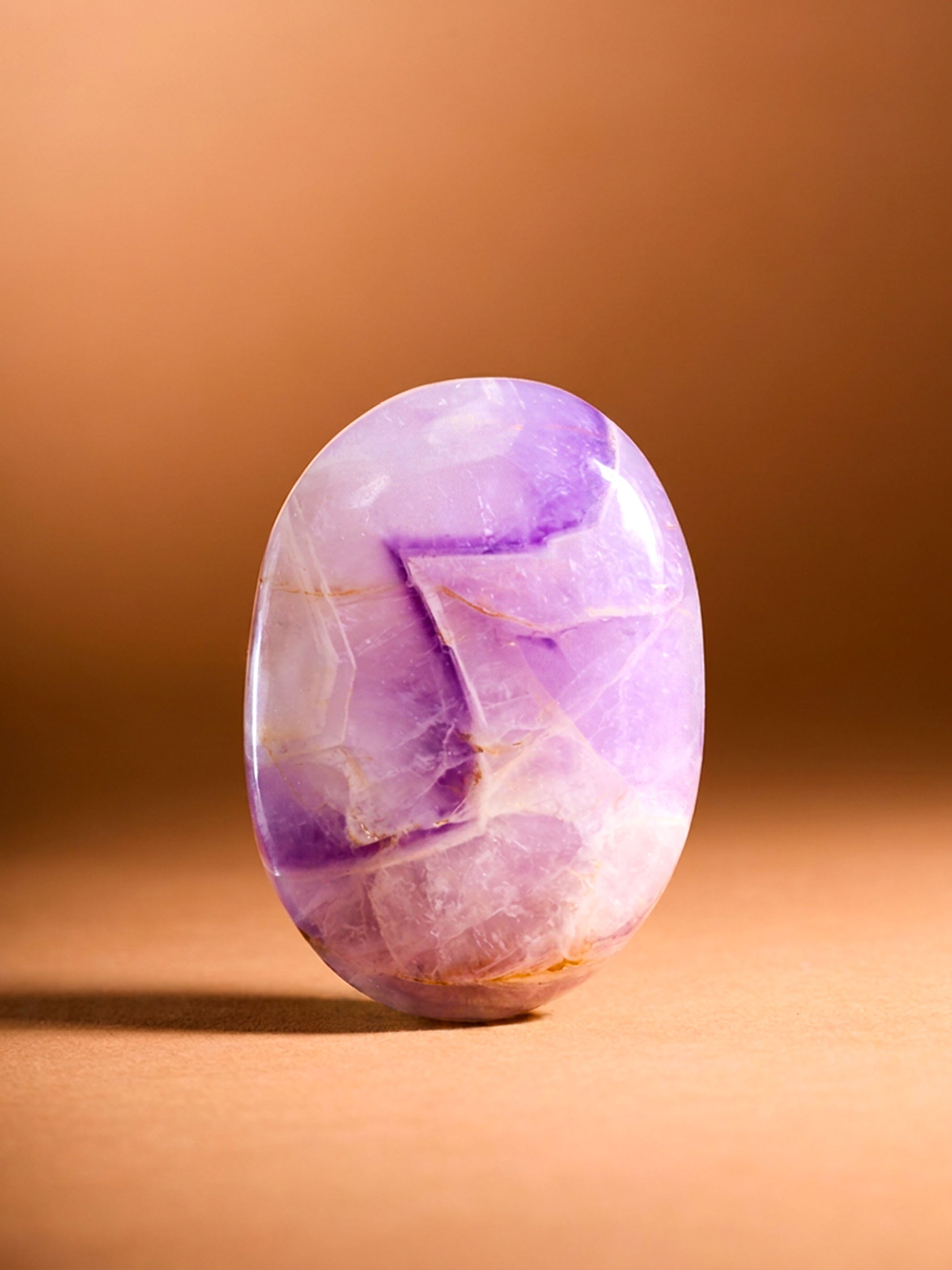 Semi-precious Gemstone - Amethyst Palm Stones