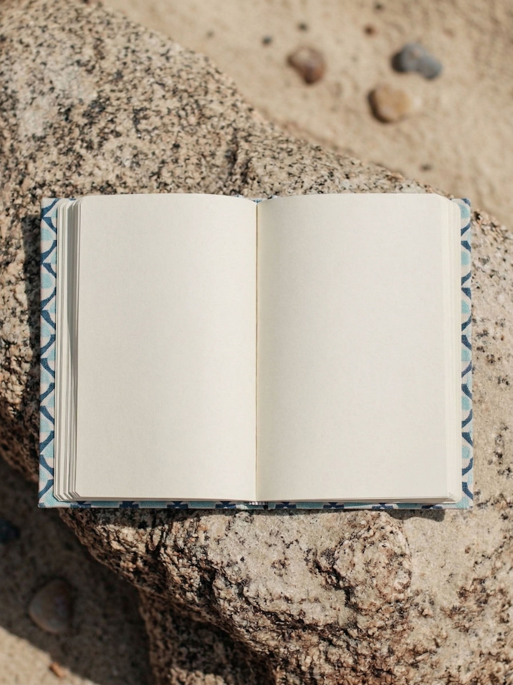 Handcrafted Sustainable A5 Diary Journal Notebook l Handmade Paper l Mosaic