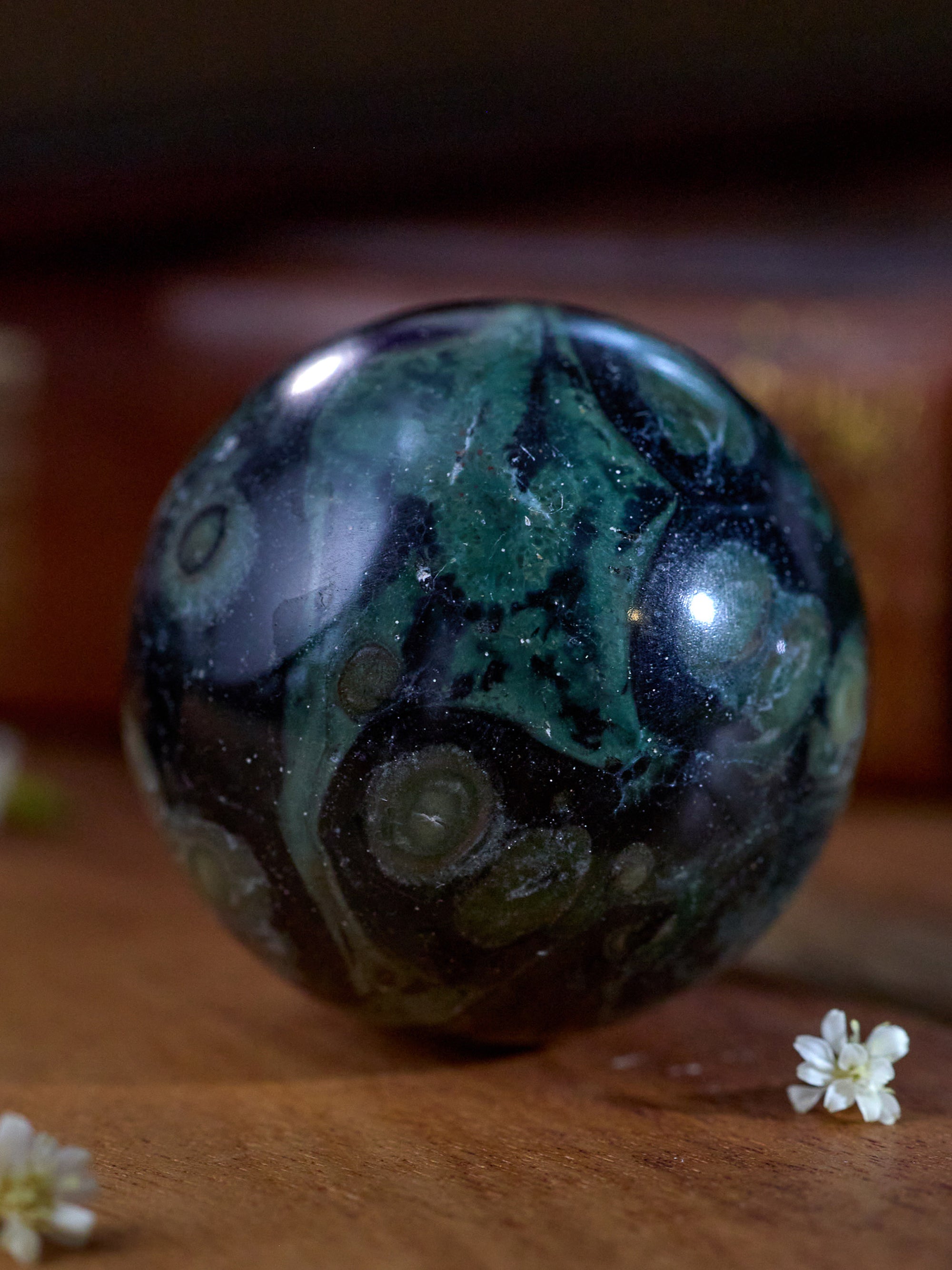 Semi-precious Gemstone - Kambaba Jasper Sphere