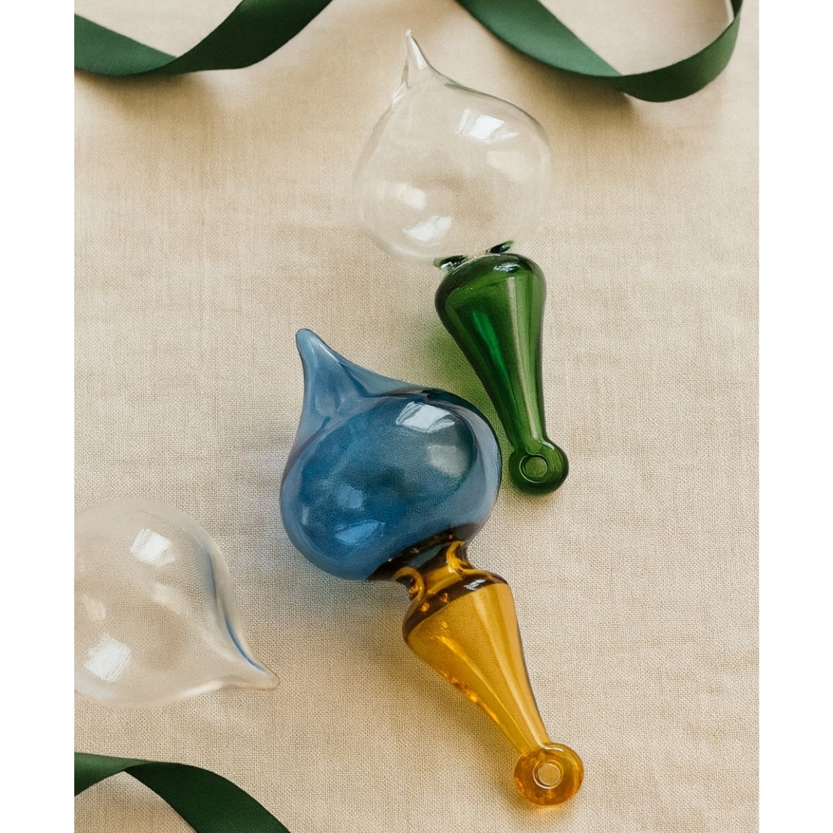 Handblown Glass Ornament - Splendour Jewel. Series 4 Inch