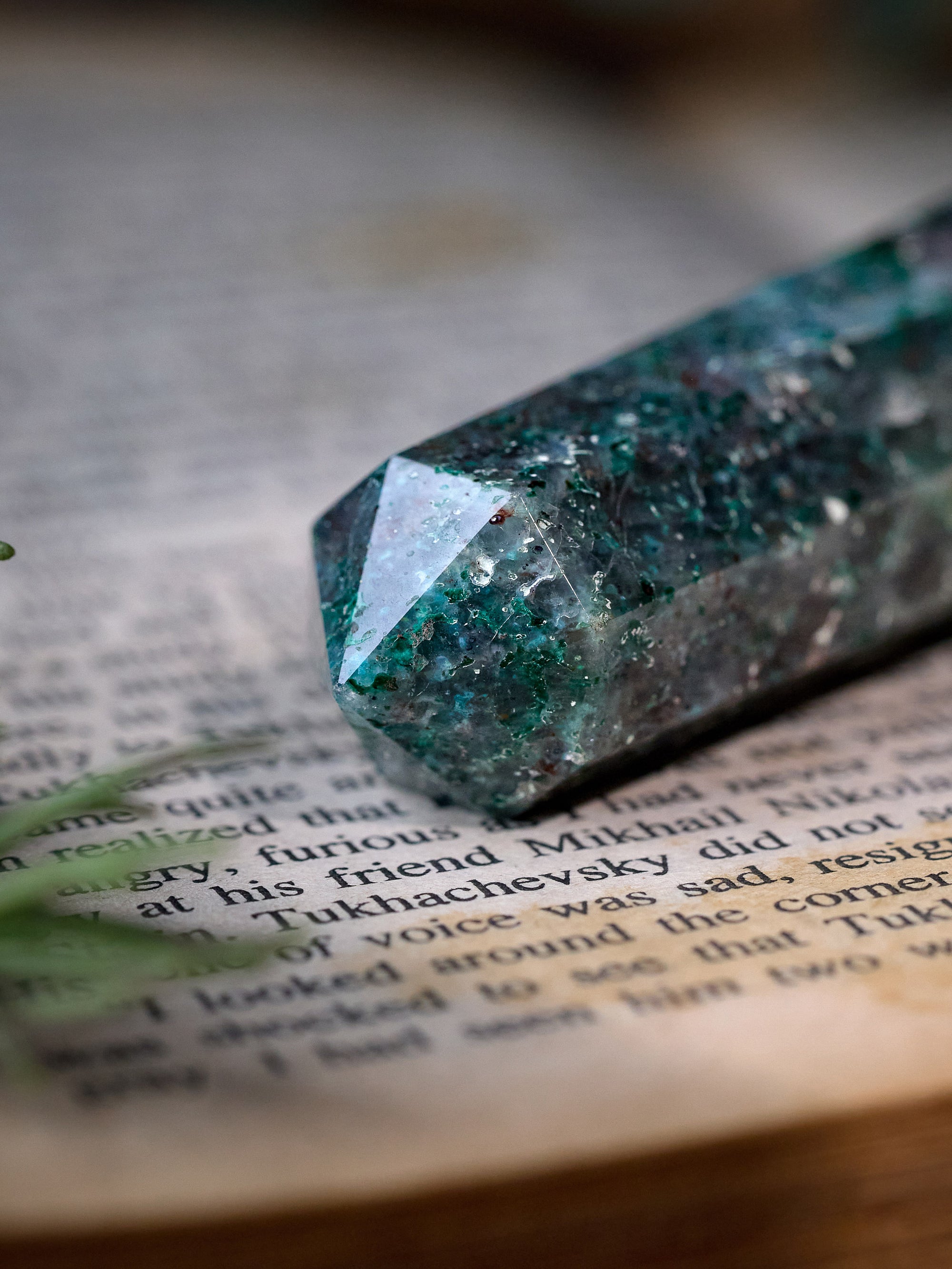 Semi-precious Stone - Chrysocolla Tower