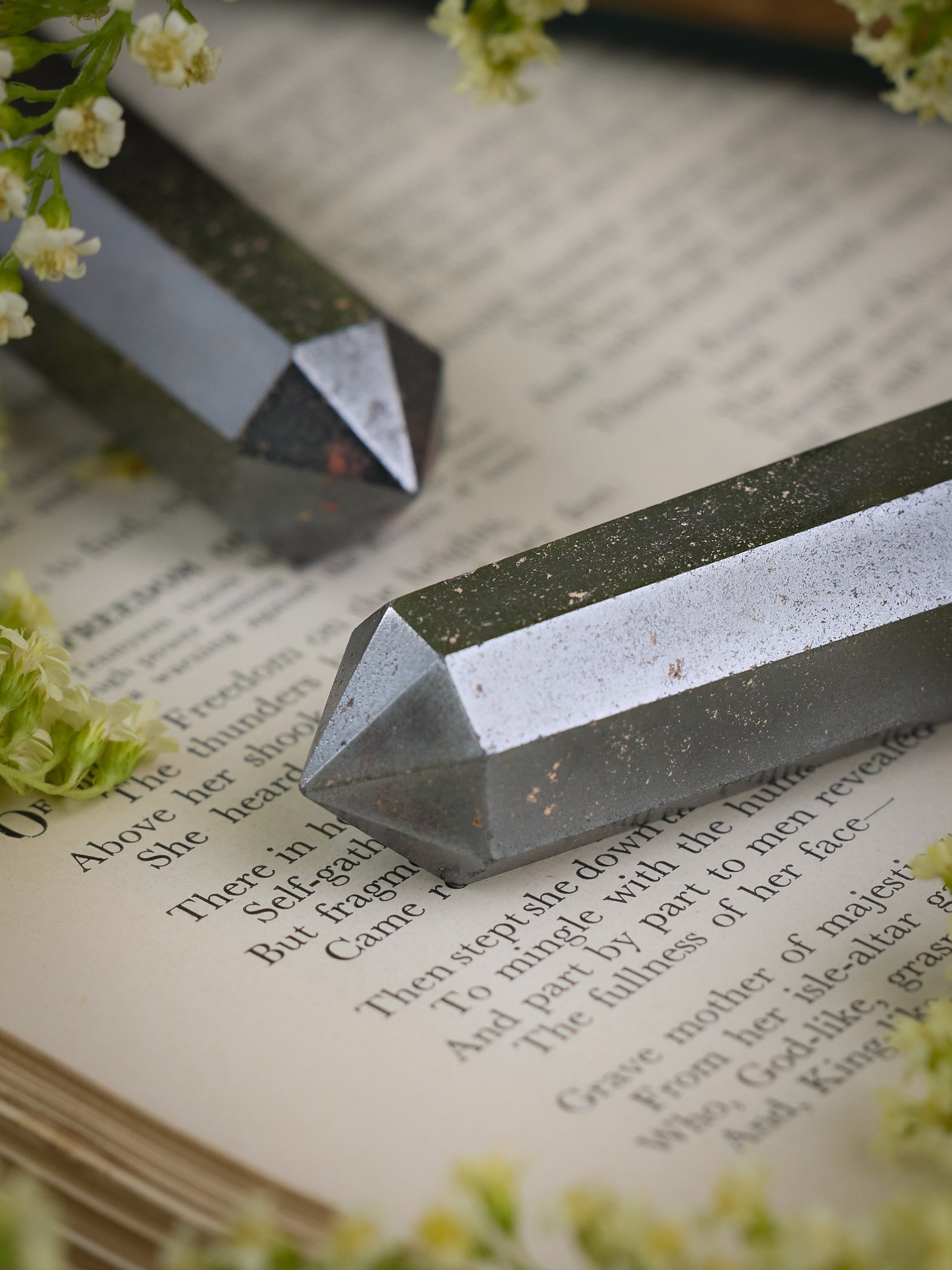 Semi-precious Gemstone - Pyrite Tower
