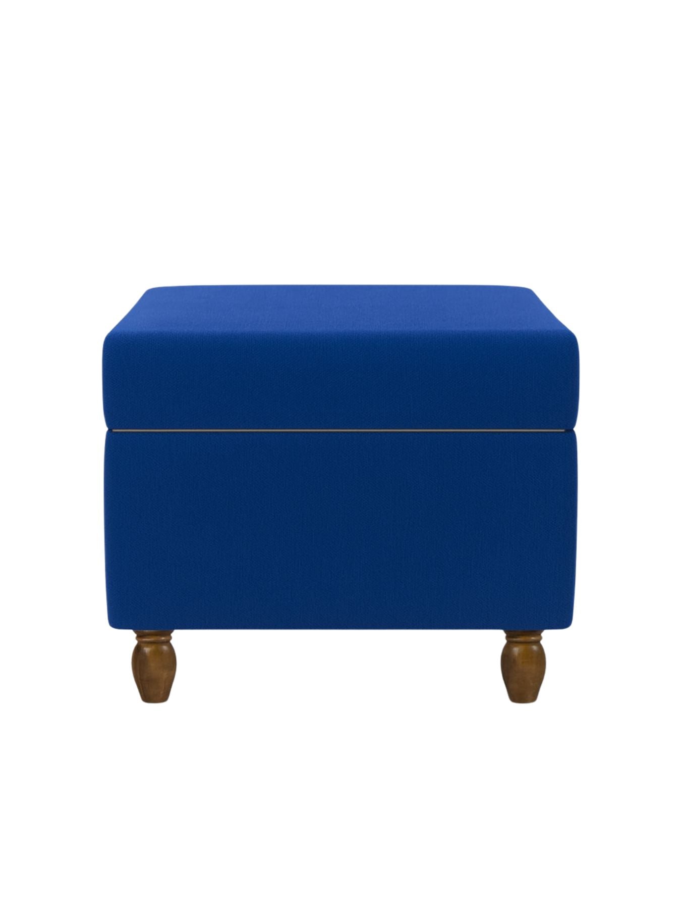 Modern Trunk Storage Ottoman- Royal Blue