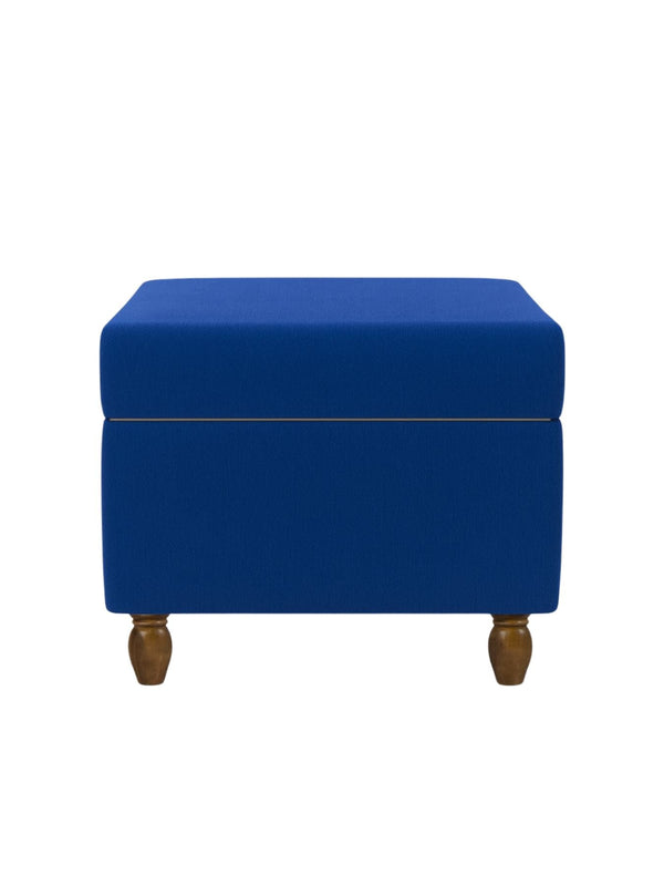 Modern Trunk Storage Ottoman- Royal Blue