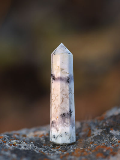 Gemstone Tower | Dendrite Opal Obelisk