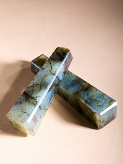 Semi-precious Gemstone - Labradorite Obelisk