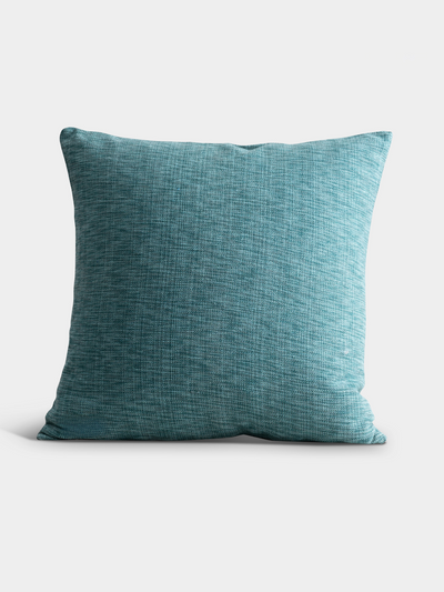 Marbella Textured Teal Cotton Cushion Cover