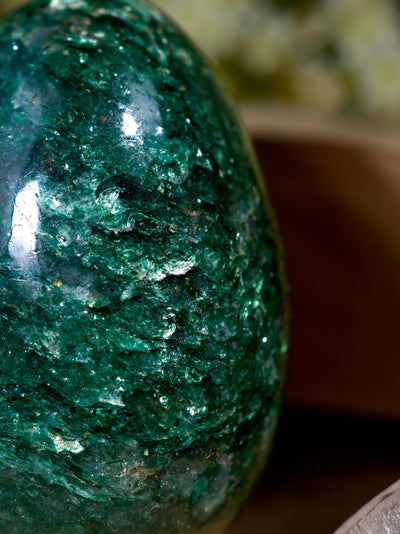 Semi-precious Stone - Moss Agate Egg