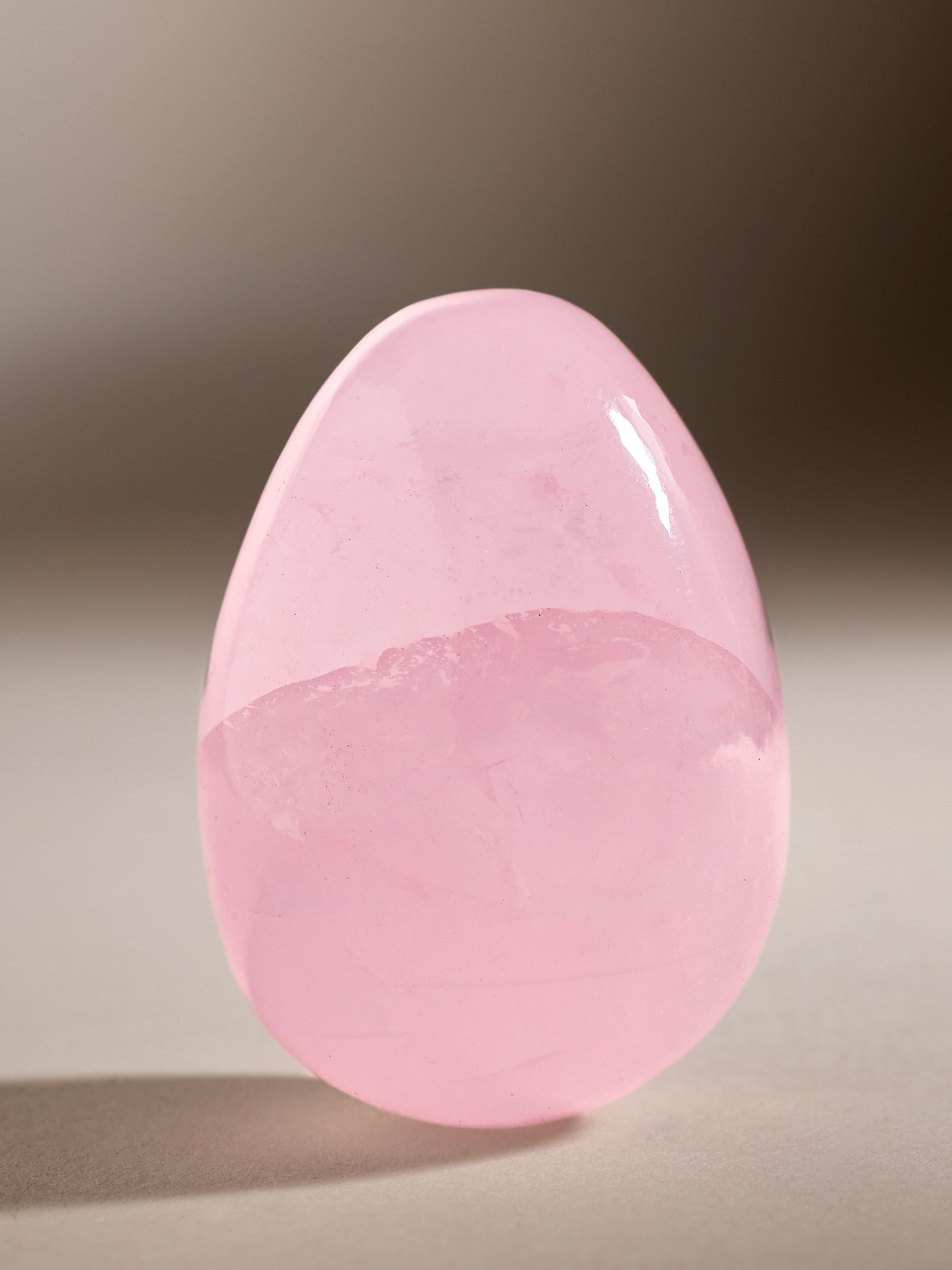 Semi-precious Gemstone - Rose Quartz Egg