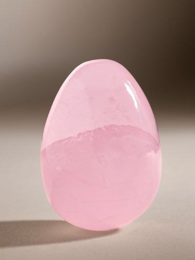 Semi-precious Gemstone - Rose Quartz Egg