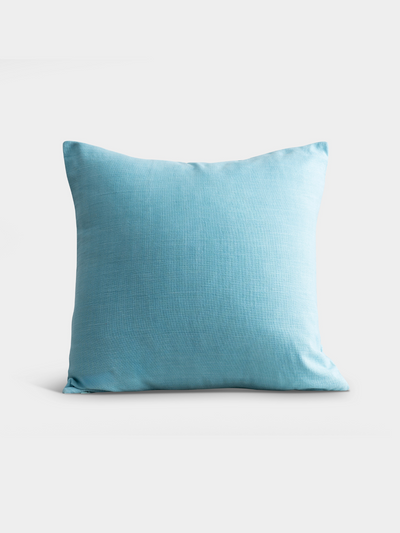 Corsica Powder Blue Cotton Cushion Cover