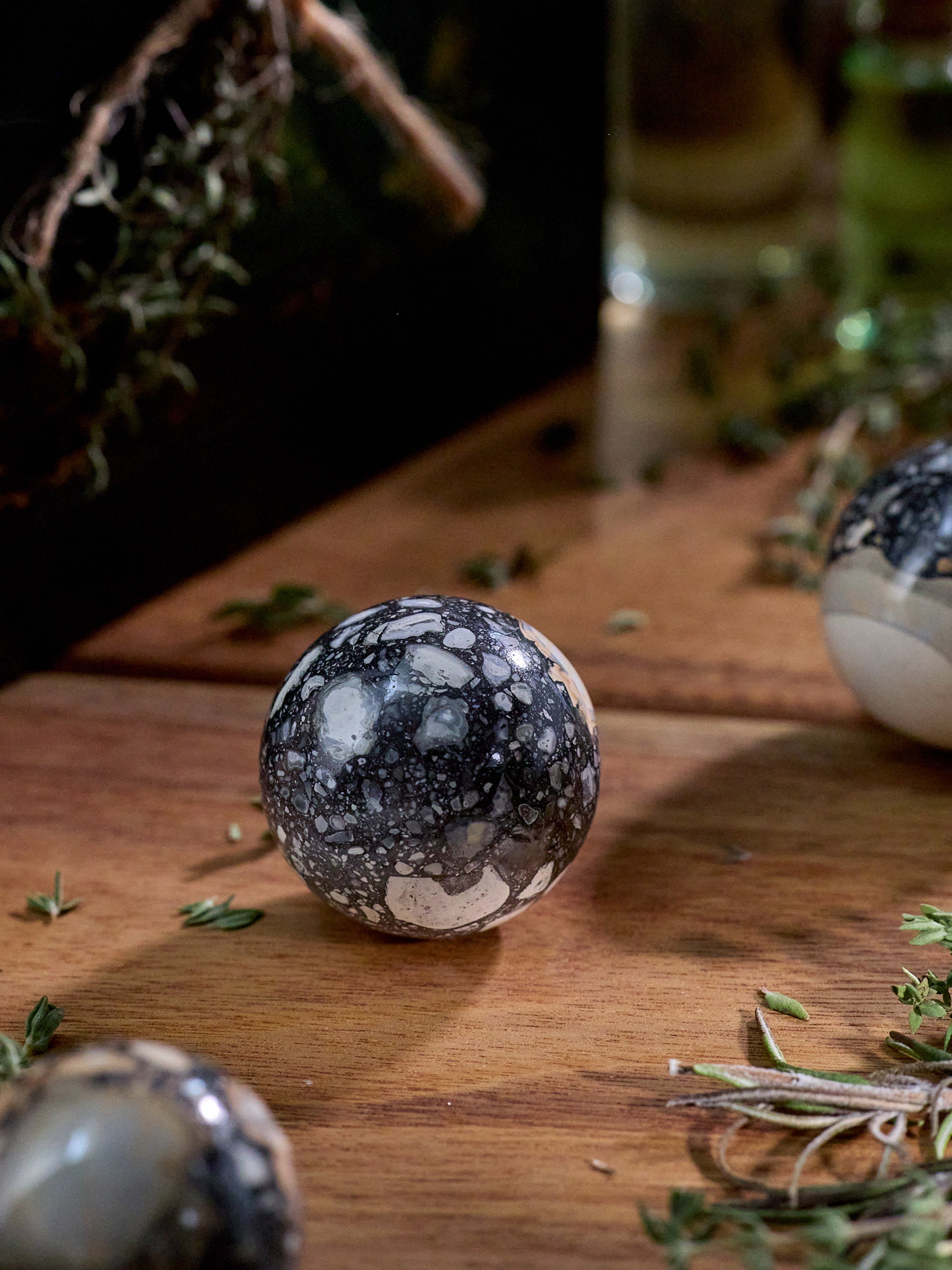 Semi-precious Gemstone - Maligano Jasper Sphere