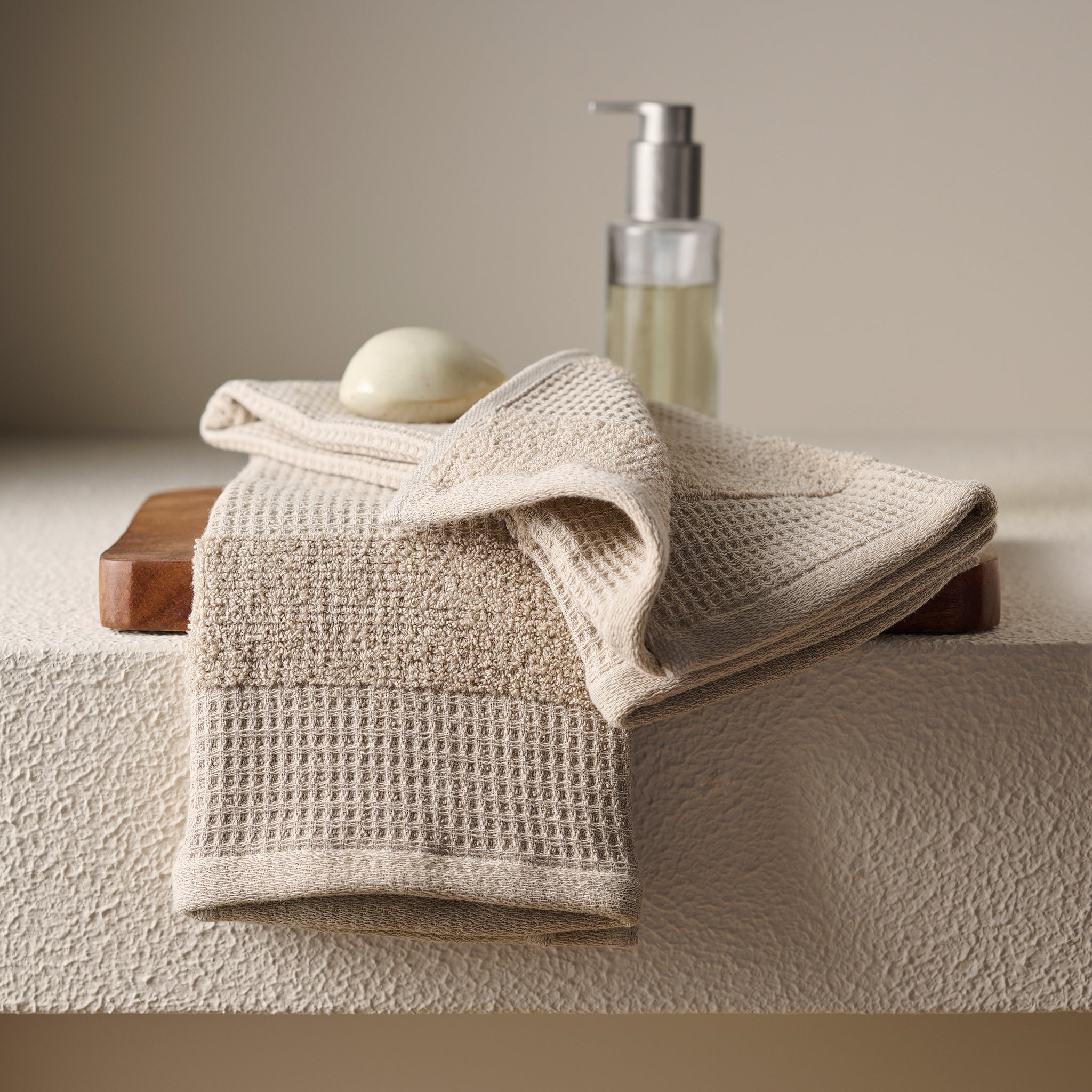 Pocket Square | Cotton | Waffle Terry | Bath Set