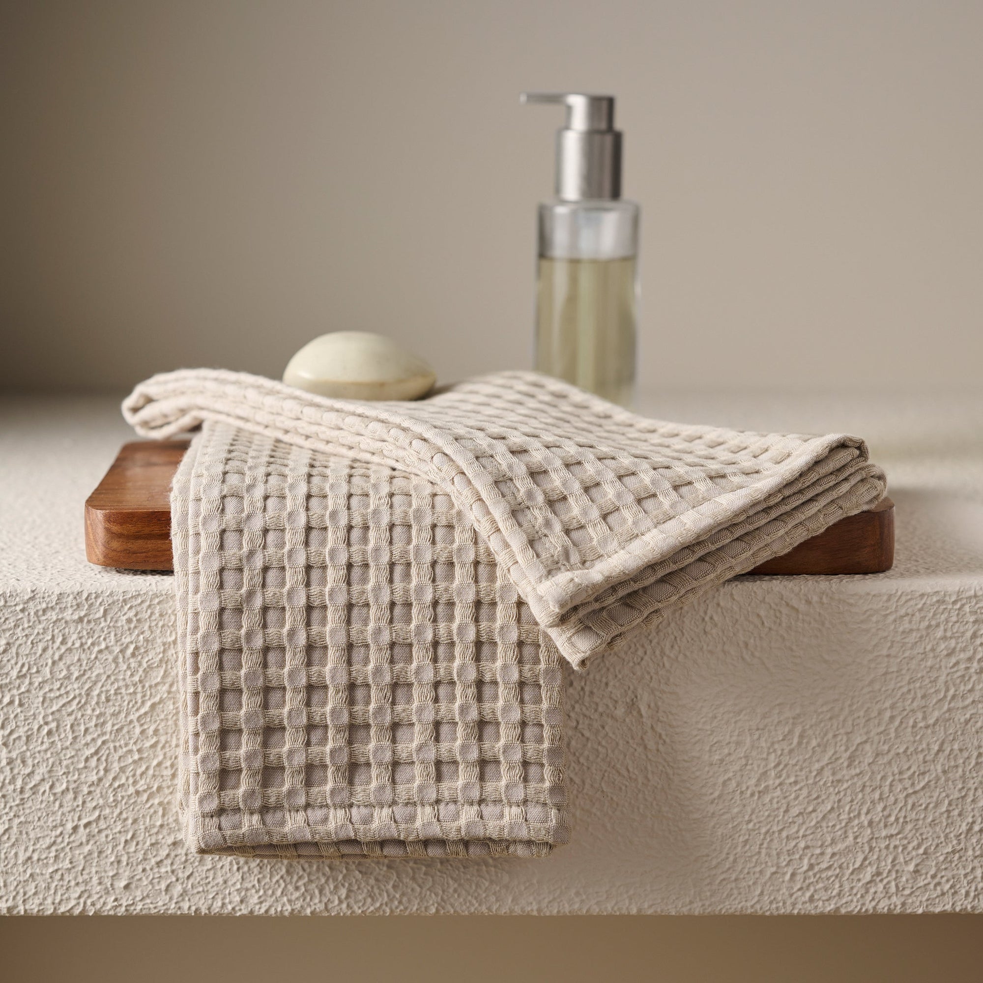 Mosaic | Cotton Bamboo | Waffle | Bath Set