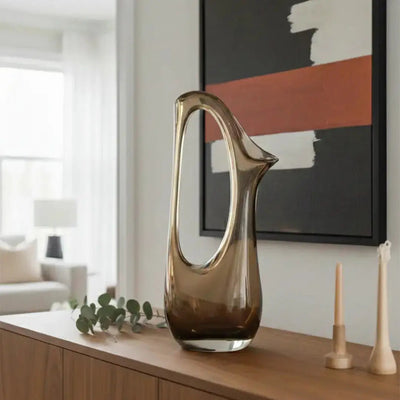 Penguin Sculpture - Smoke Grey