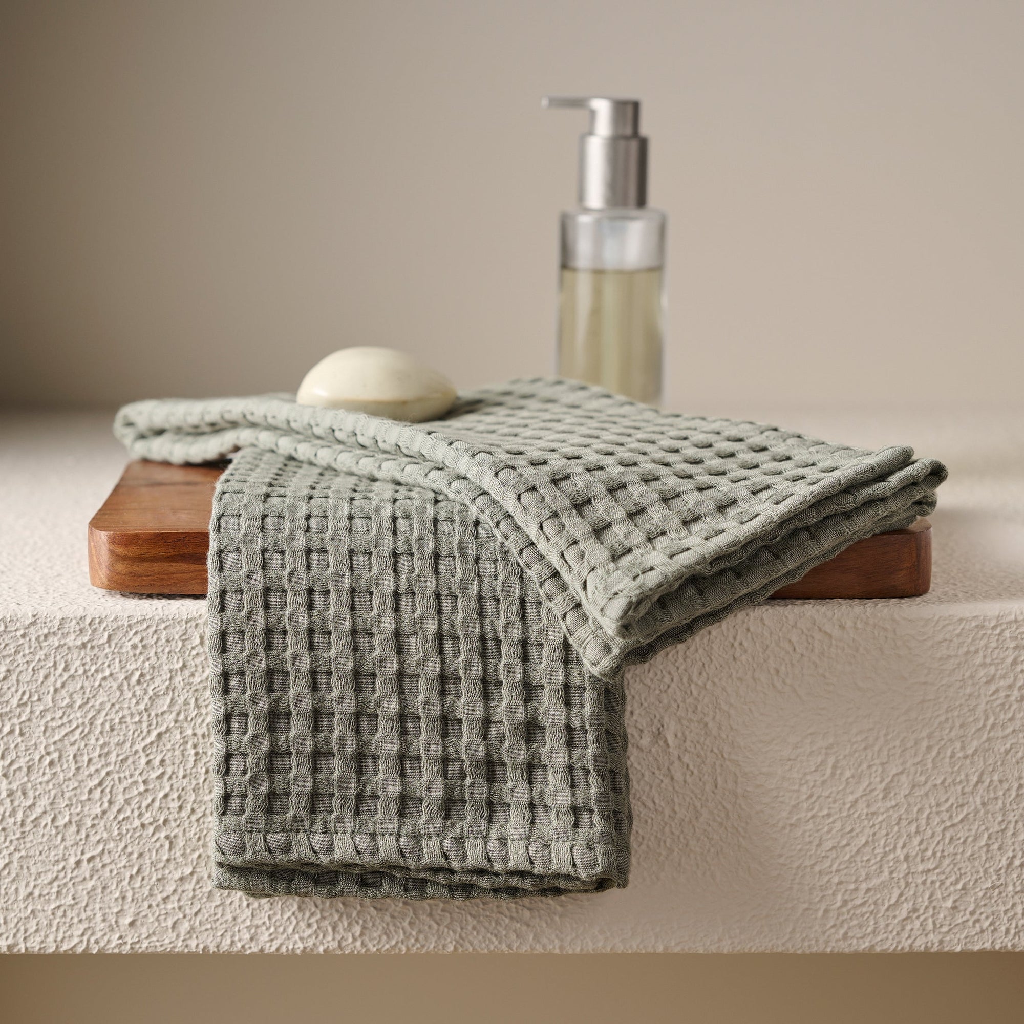 Mosaic | Cotton Bamboo | Waffle | Bath Set