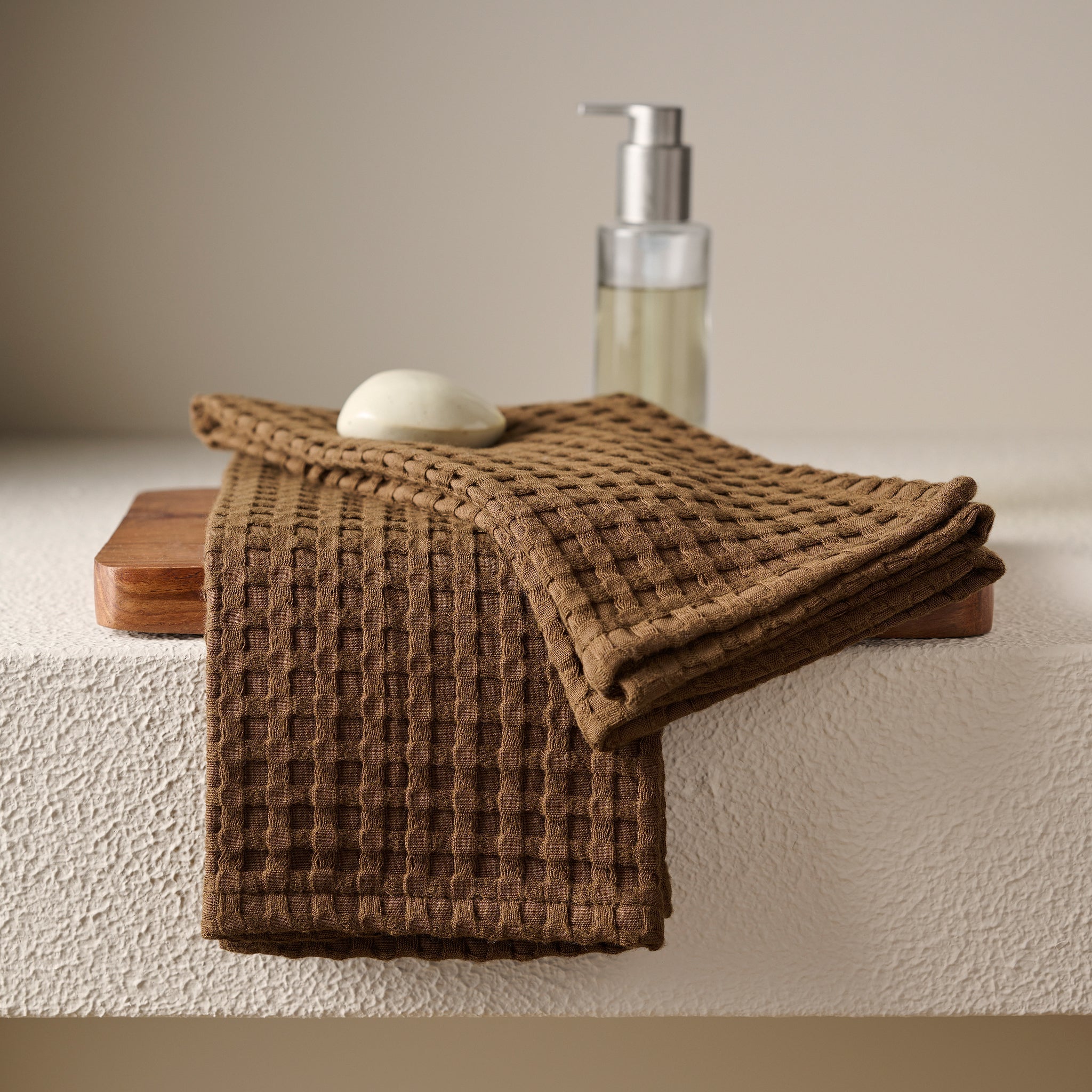 Mosaic | Cotton Bamboo | Waffle | Bath Set