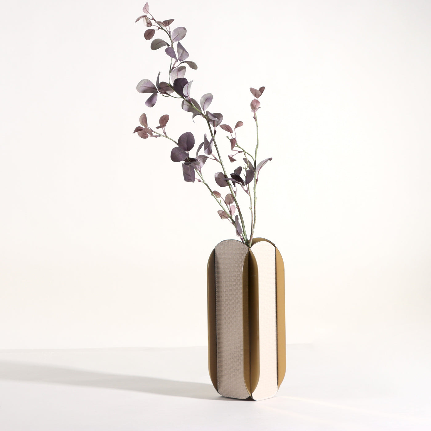 Geometric Vase - Gold