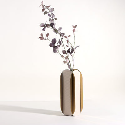 Geometric Vase - Gold
