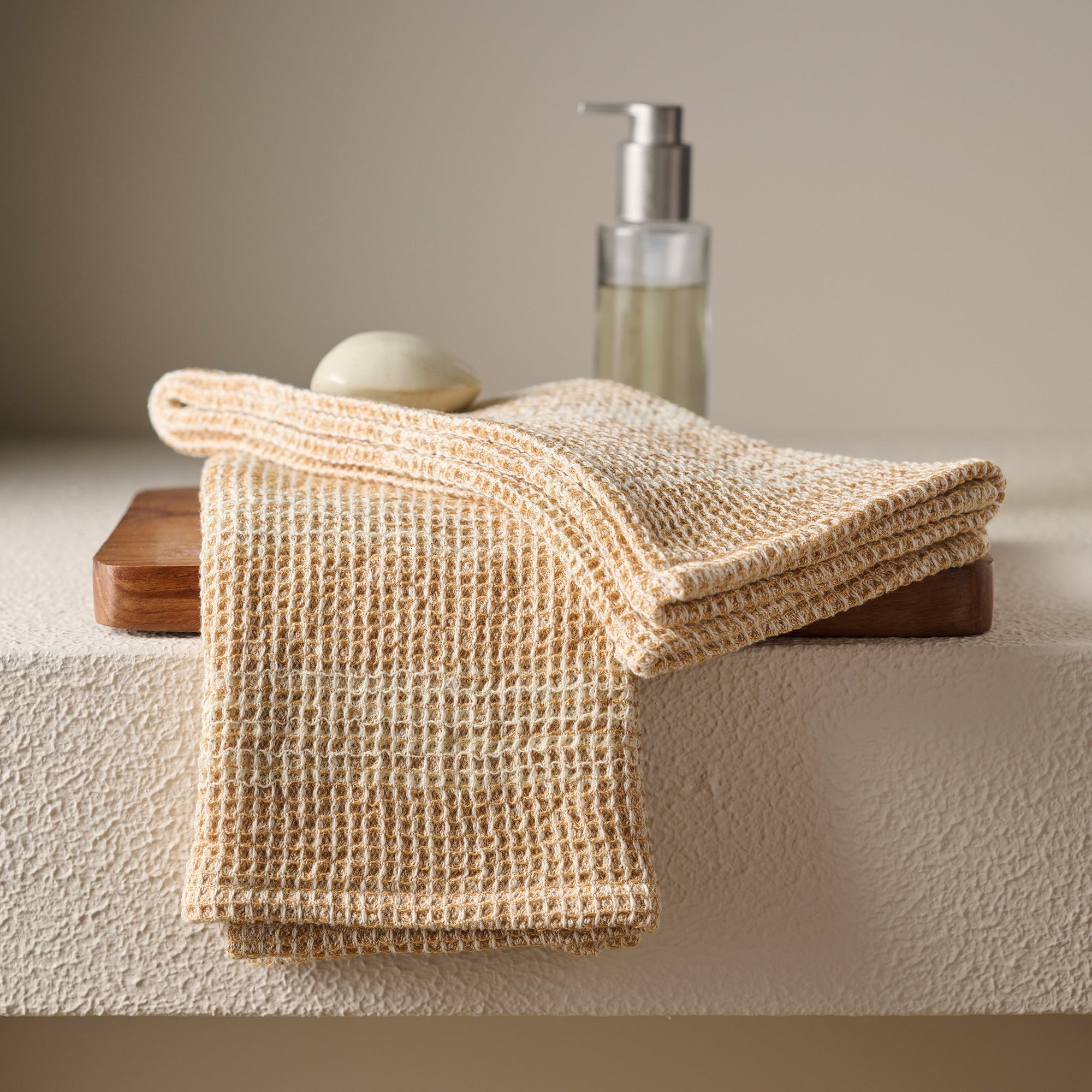 Aura | Cotton | Waffle Space Dyed | Bath Set