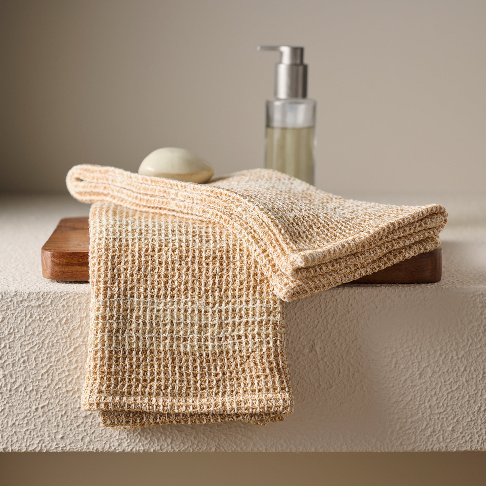 Aura | Cotton | Waffle Space Dyed | Bath Set