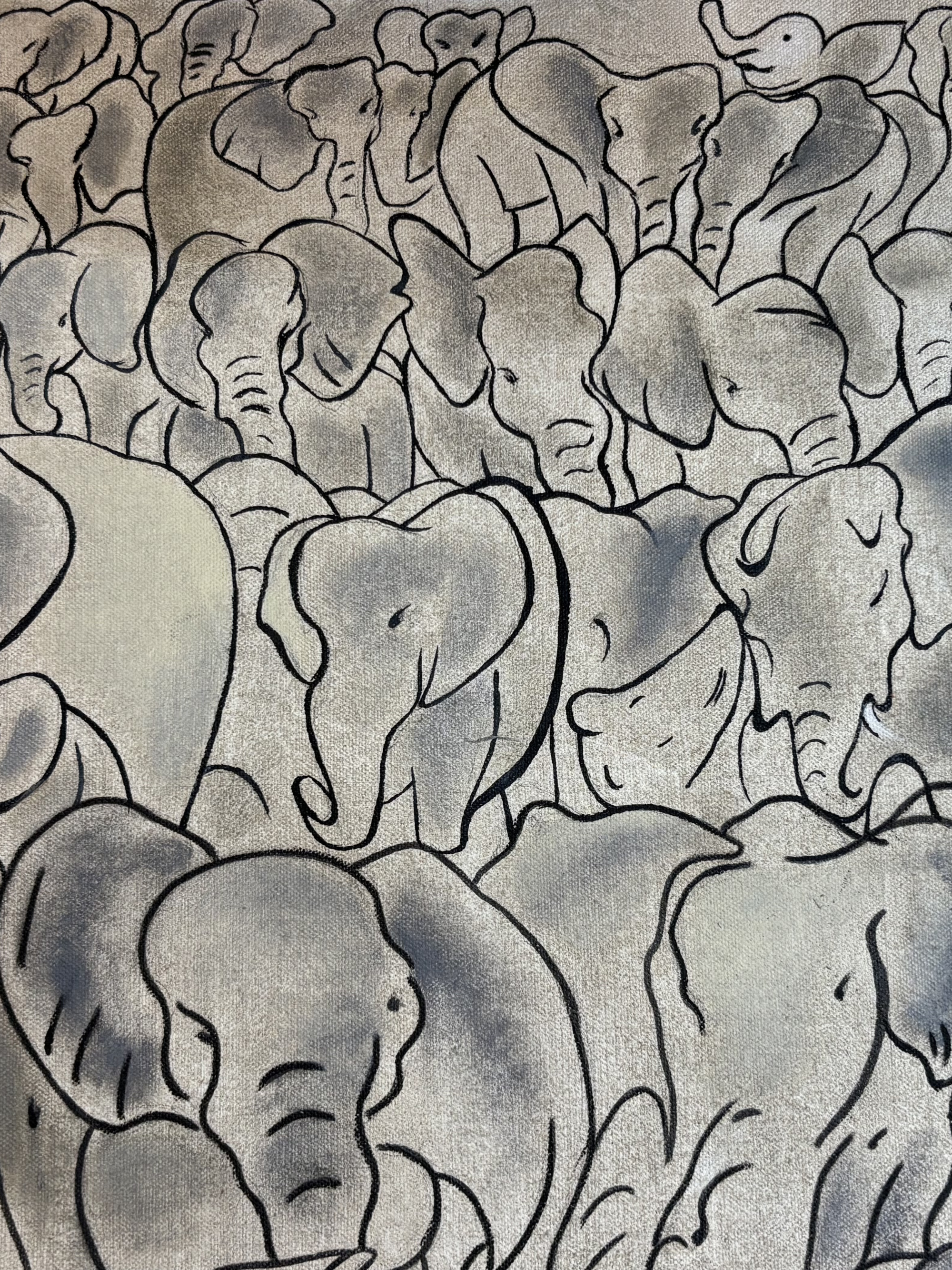 Whispers of the Herd Wildlife Inspired Artwork