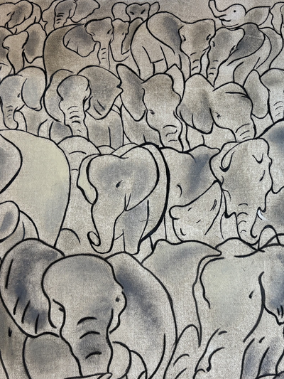 Whispers of the Herd Wildlife Inspired Artwork