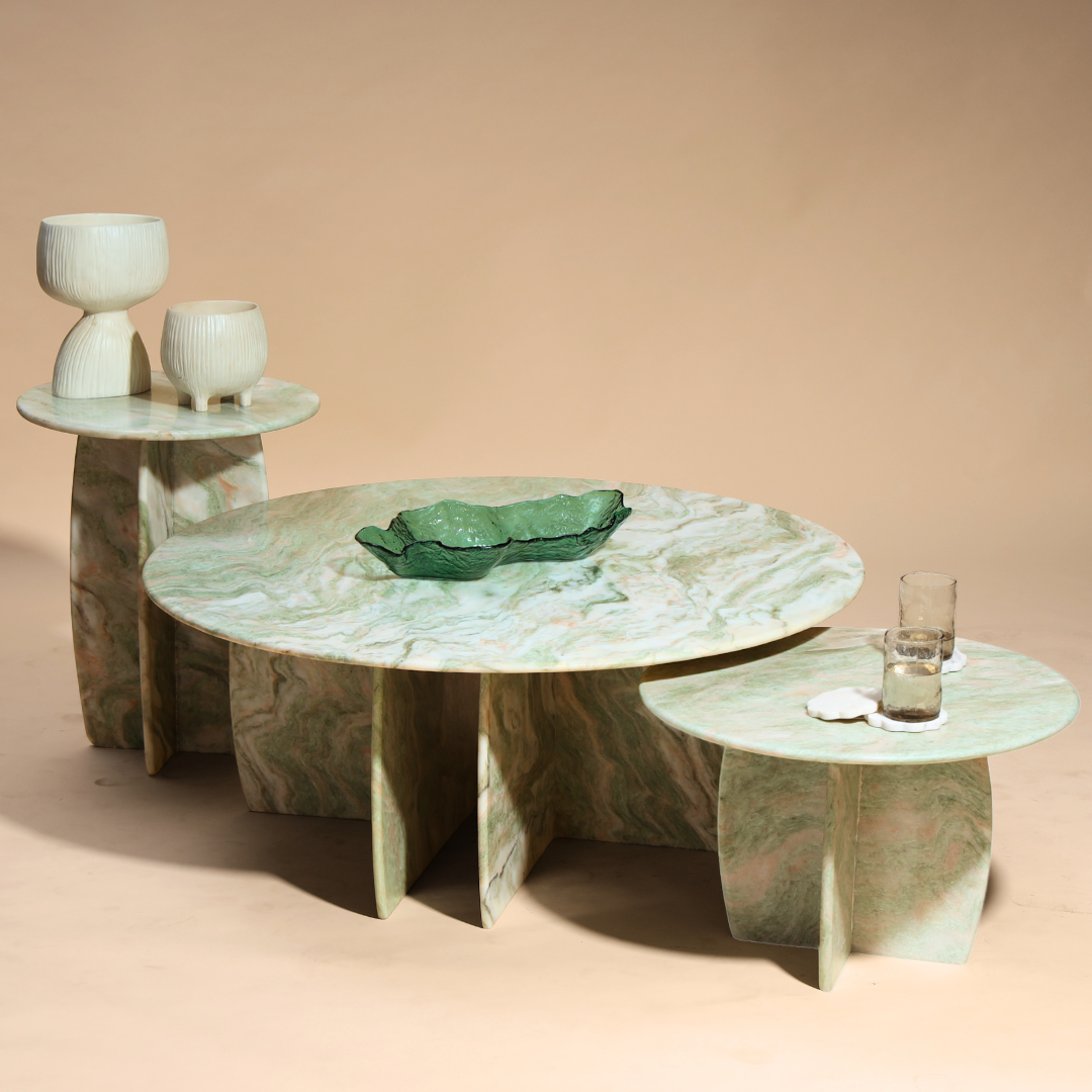 Raio Marble Table - Pista