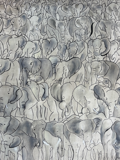 Whispers of the Herd Wildlife Inspired Artwork