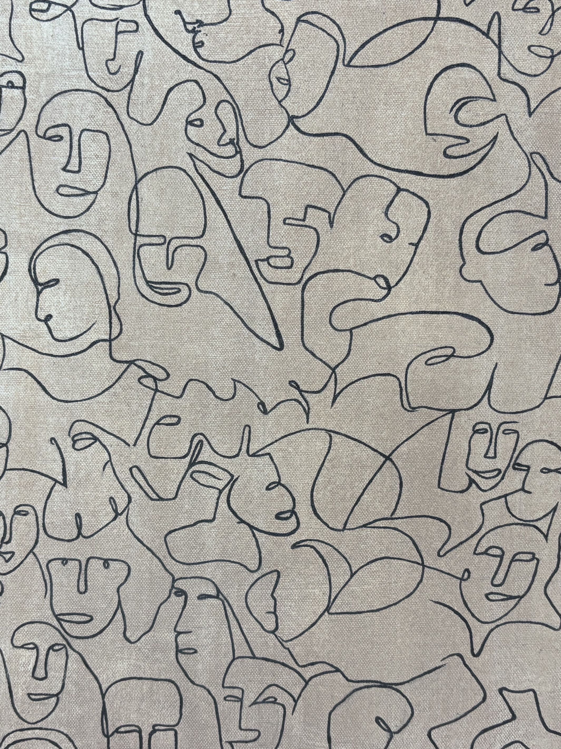 Collective Minds A Thoughtful Modern Abstract Artwork