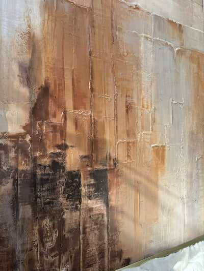 Rusted Landscape Canvas Modern Textured Wall Art