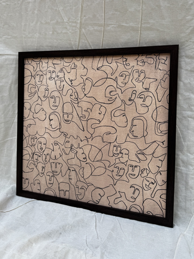 Collective Minds A Thoughtful Modern Abstract Artwork
