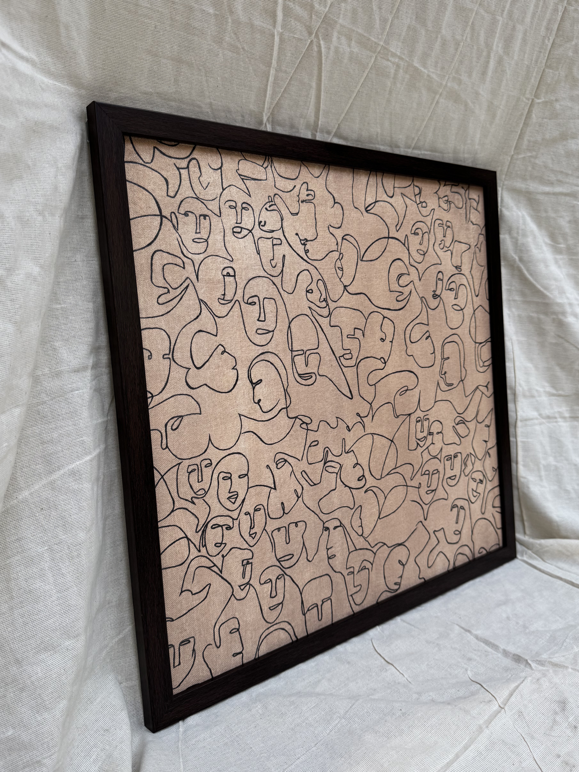 Collective Minds A Thoughtful Modern Abstract Artwork