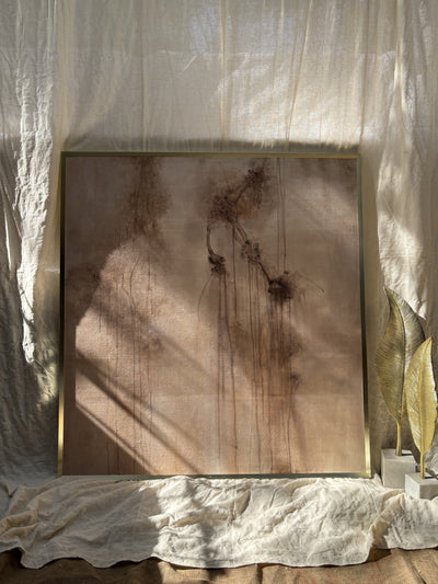 Fading Ground Artwork Handcrafted Acrylic Canvas Painting
