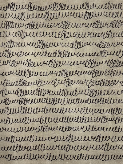 Scribbled Thoughts Expressive Abstract Wall Artwork
