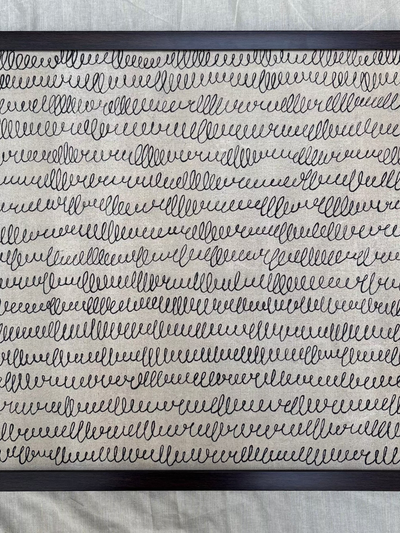 Scribbled Thoughts Expressive Abstract Wall Artwork