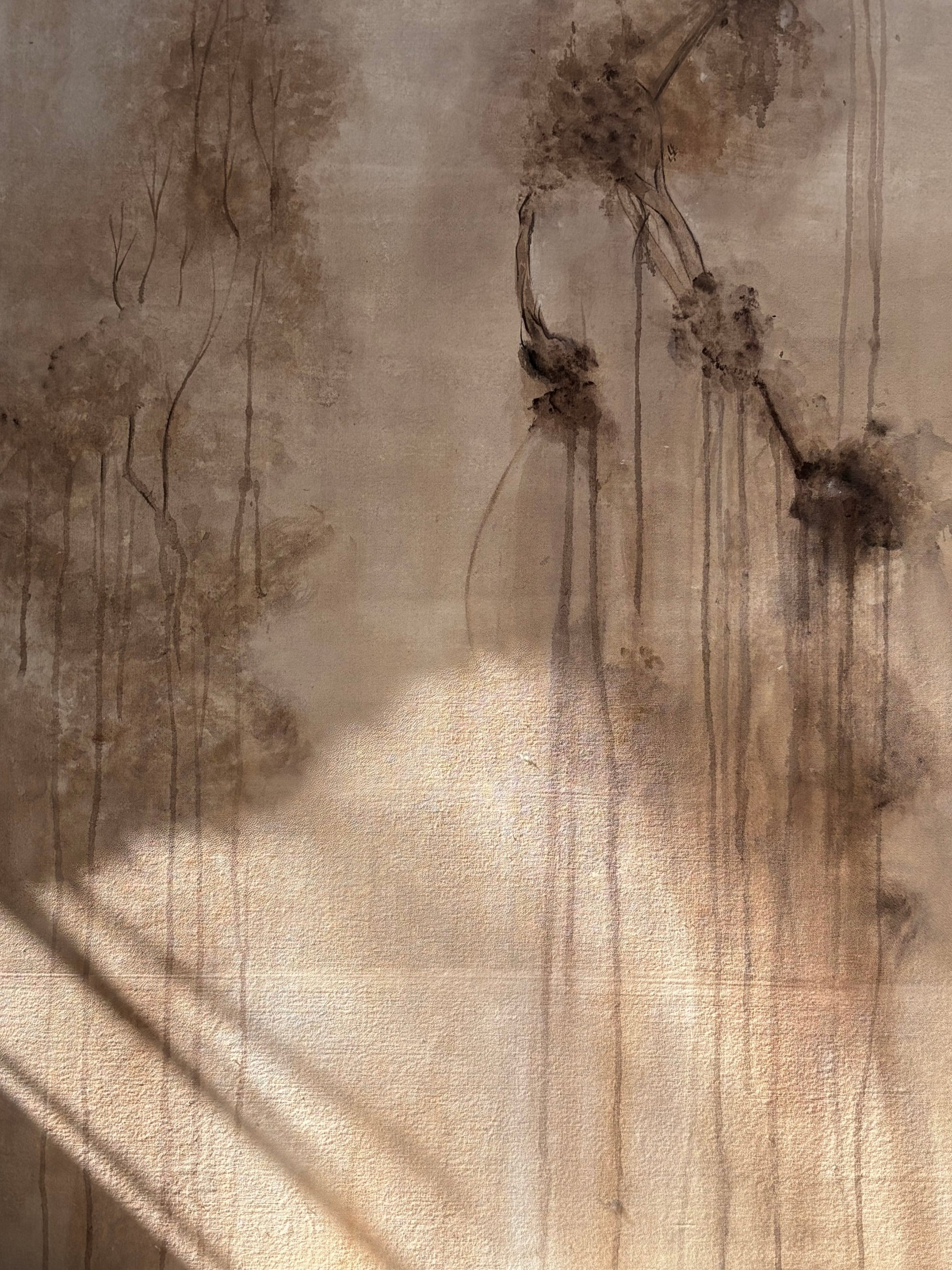 Fading Ground Artwork Handcrafted Acrylic Canvas Painting