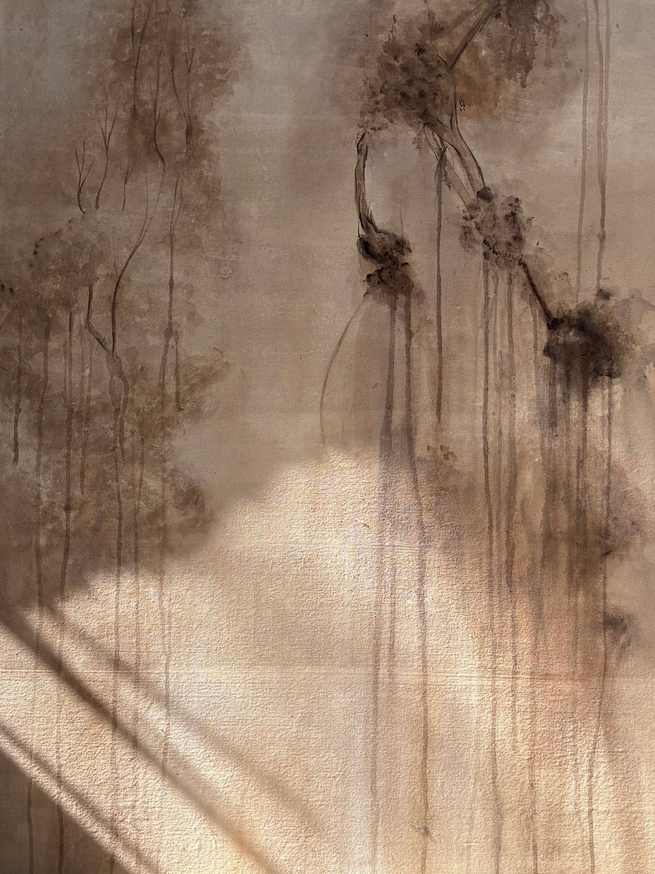 Fading Ground Artwork Handcrafted Acrylic Canvas Painting