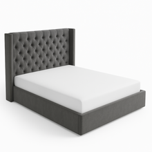 Velour Majesty Upholstered Bed