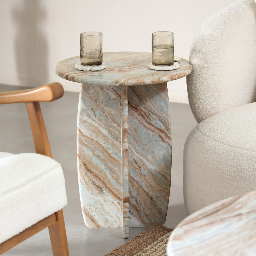Raio Marble Table - Jupiter