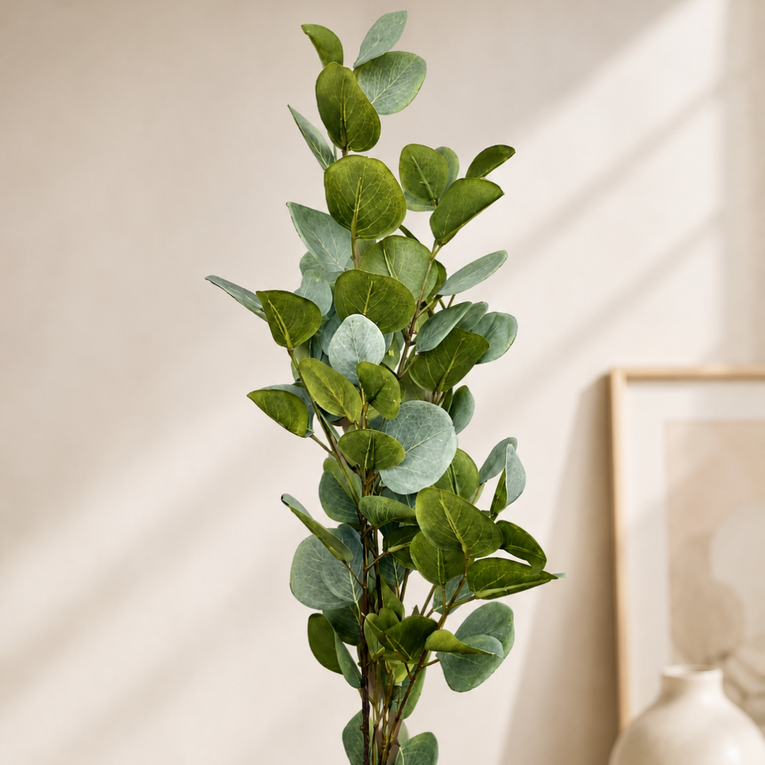 Evergreen Eucalyptus Artificial Foliage Stem | Diwali Decor - https://artecasa.in/