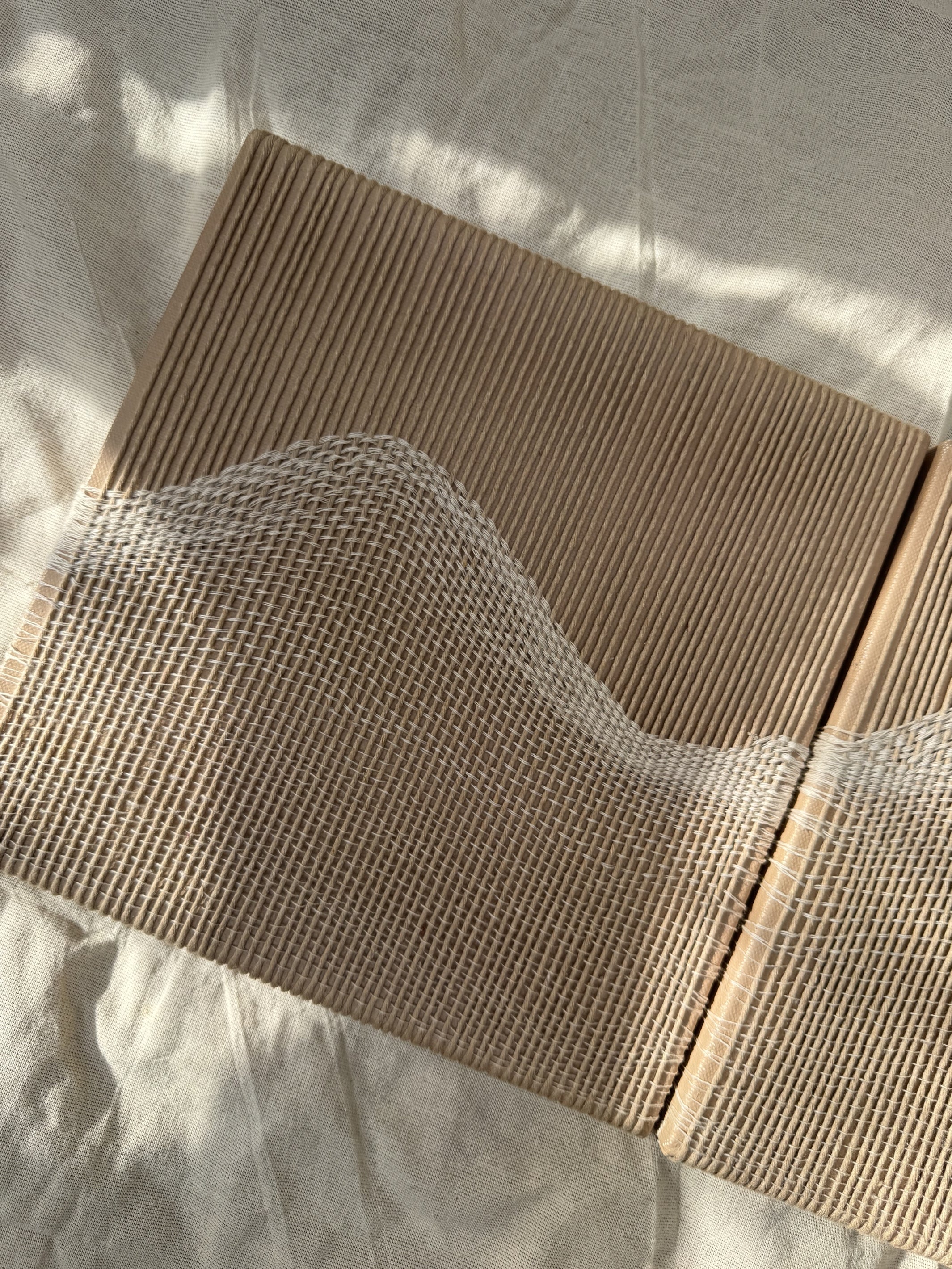 Threaded Waves Modern Thread Art