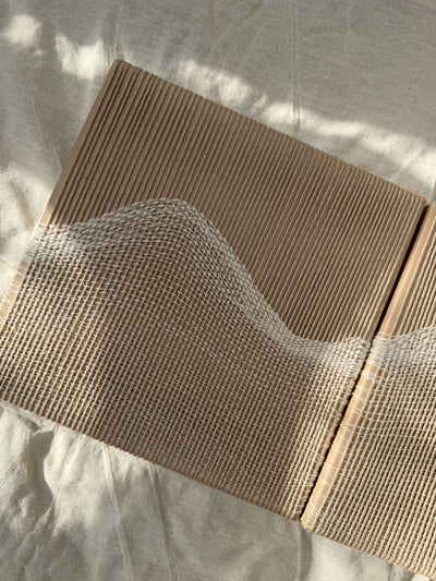 Threaded Waves Modern Thread Art