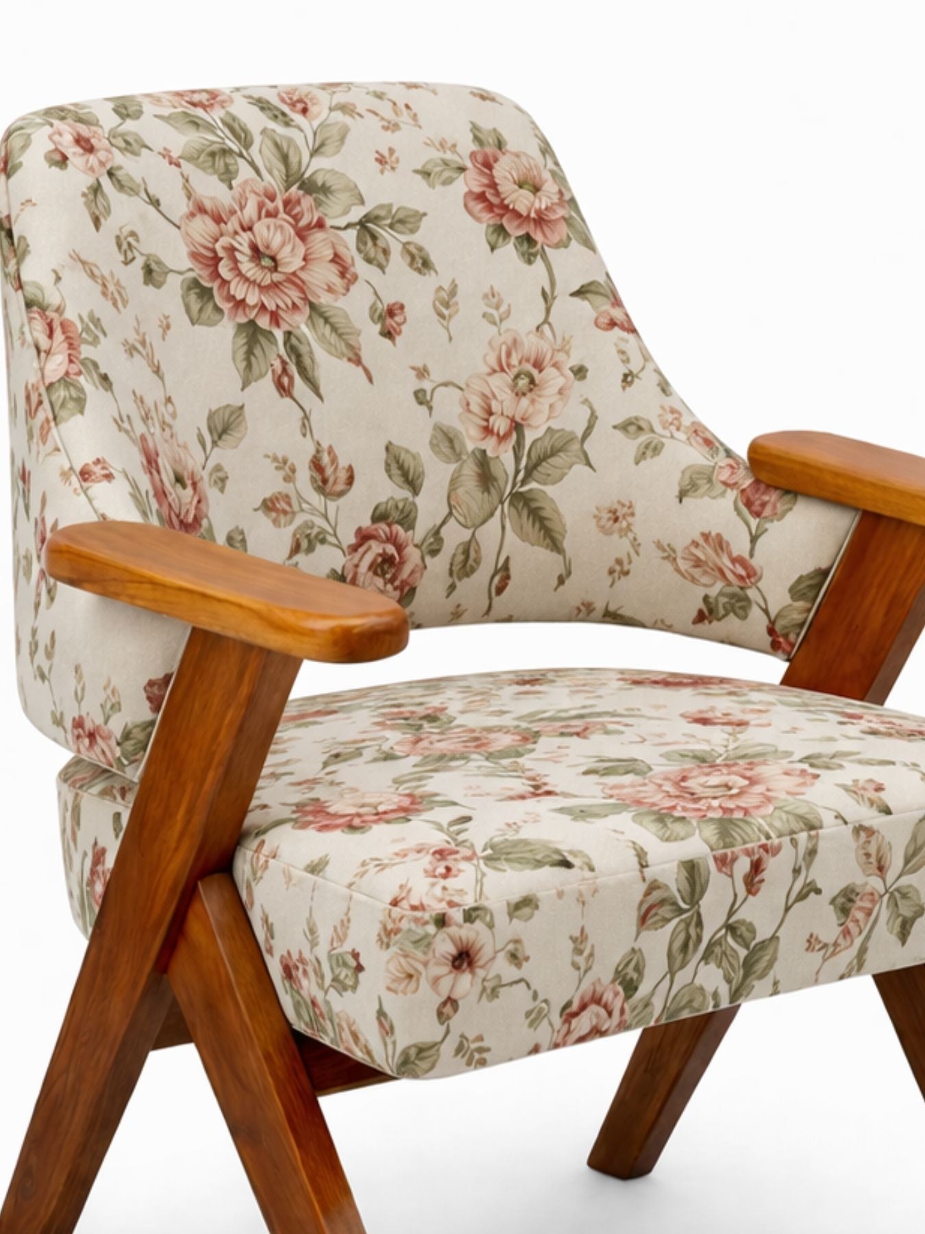 Yuki Contemporary Wooden Lounge Chair