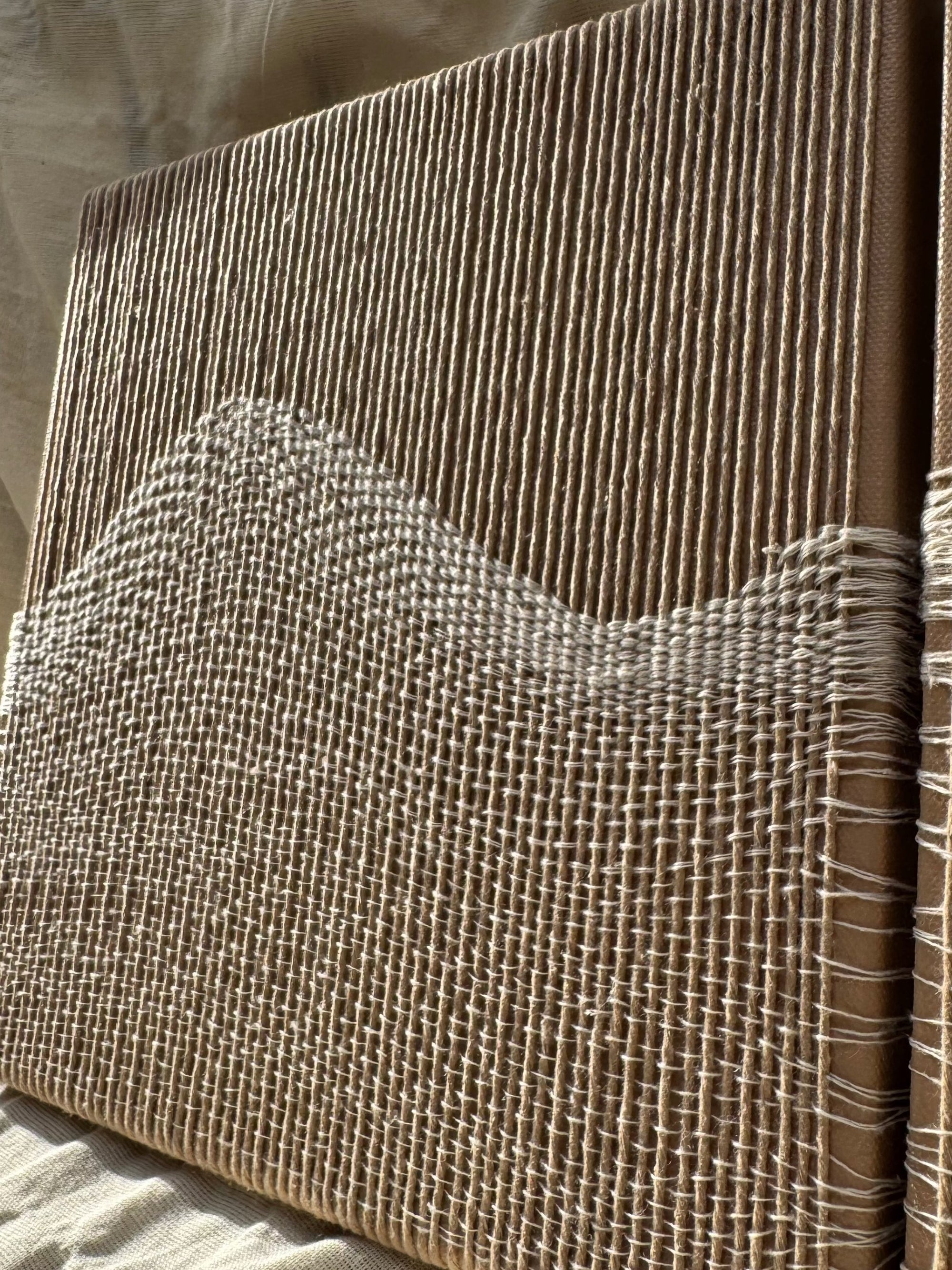 Threaded Waves Modern Thread Art