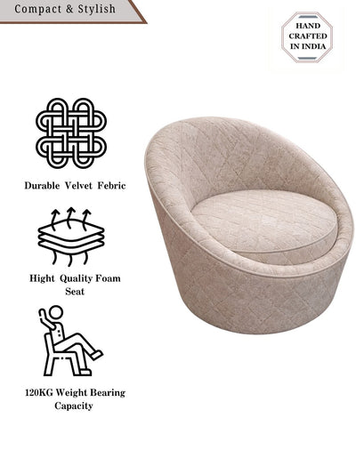 Modern Quilted Upholstered Ottoman