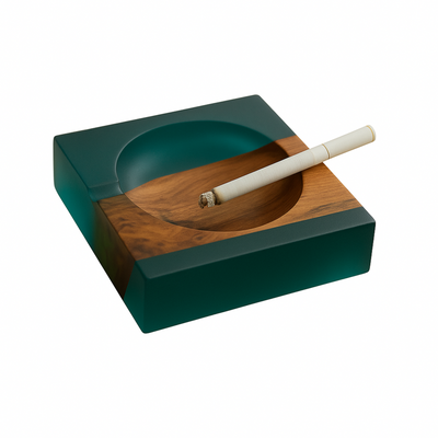 Elegant Blue Ashtray