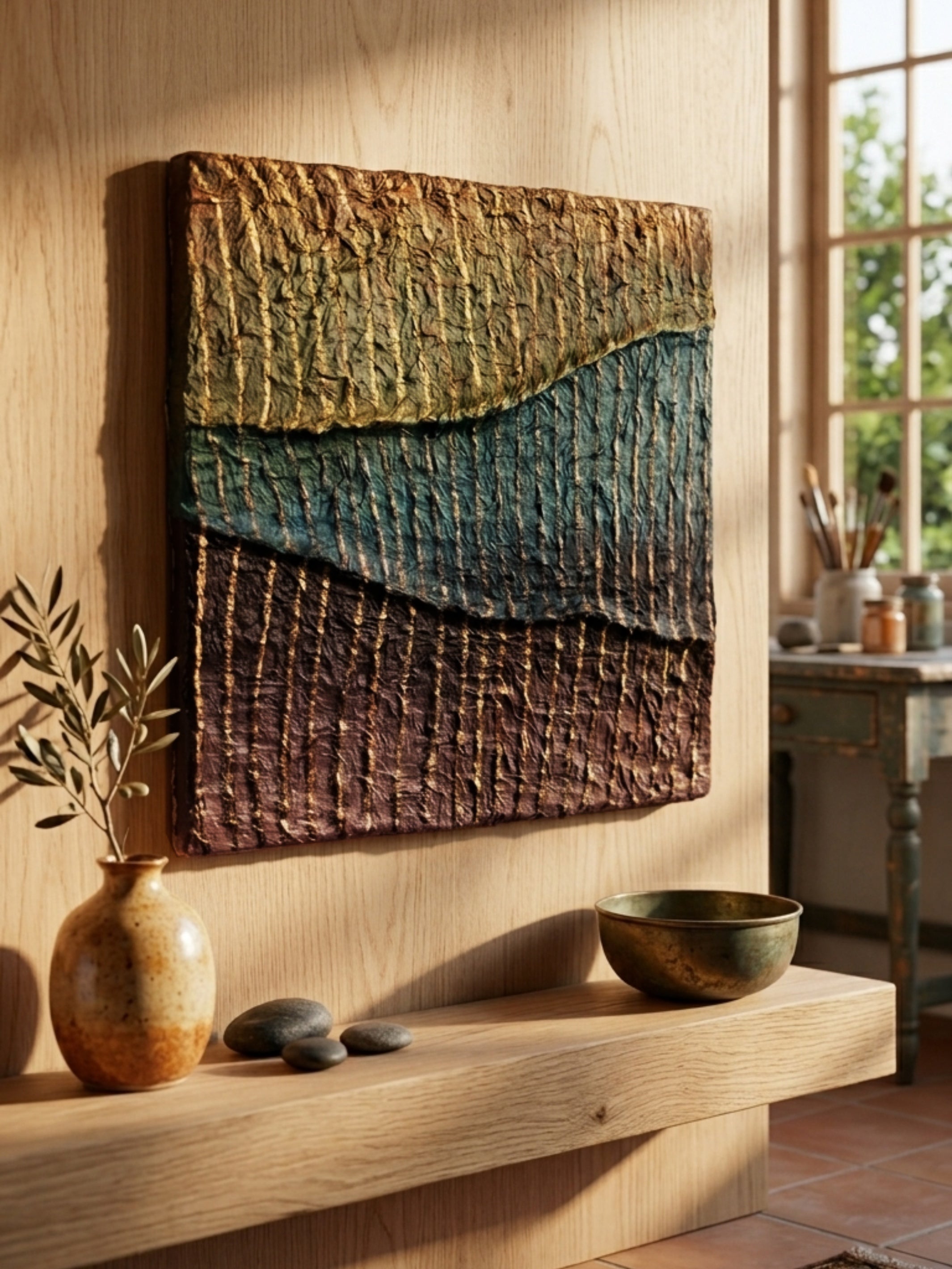 Metamorph Modern Textured Wall Art - Product Image 